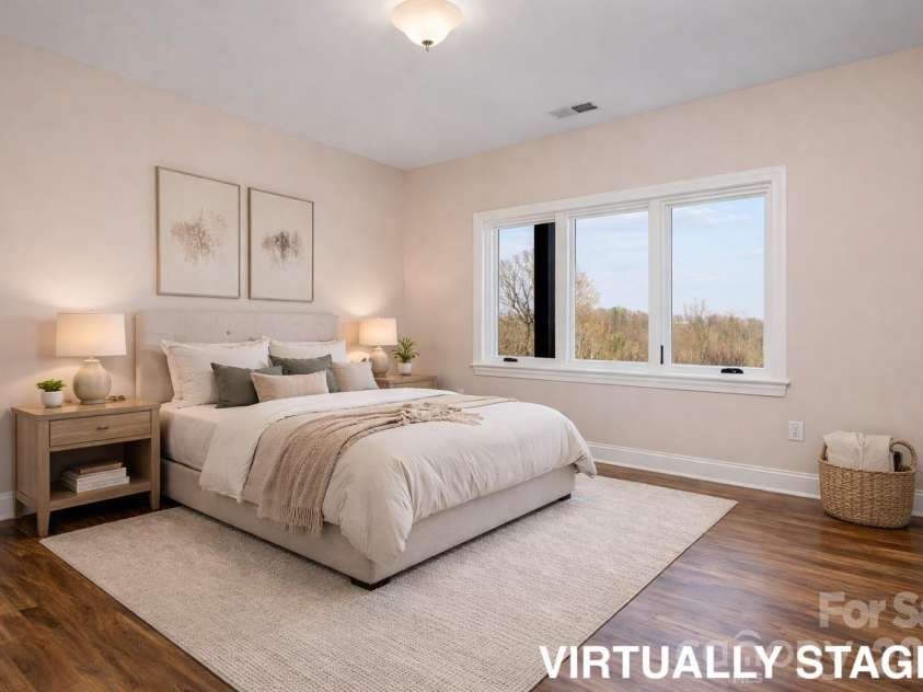 527 Falkirk Way, Zirconia, NC 28790.  MLS# CAR4364609, YatesRealty ID 8977. Lower Level Bedroom