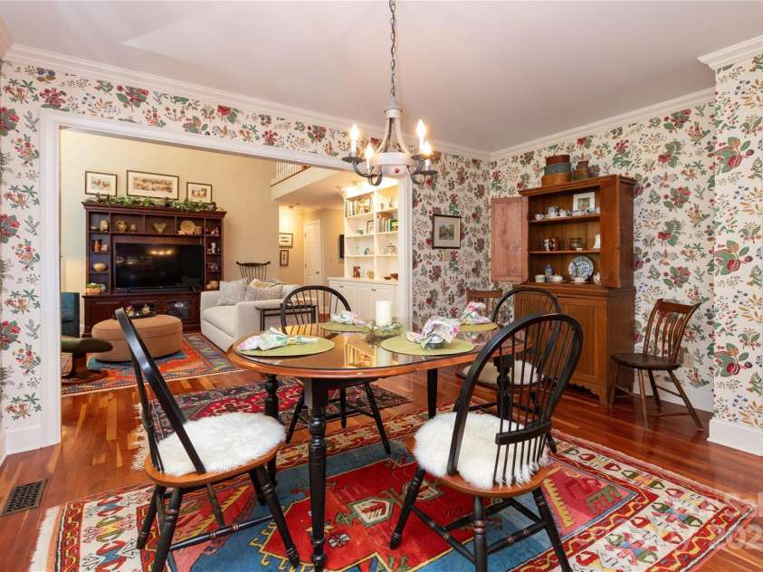 723 Merrills Cove Road, Asheville, NC 28803.  MLS# CAR4249299, YatesRealty ID 8978. Dining Area in Kitchen