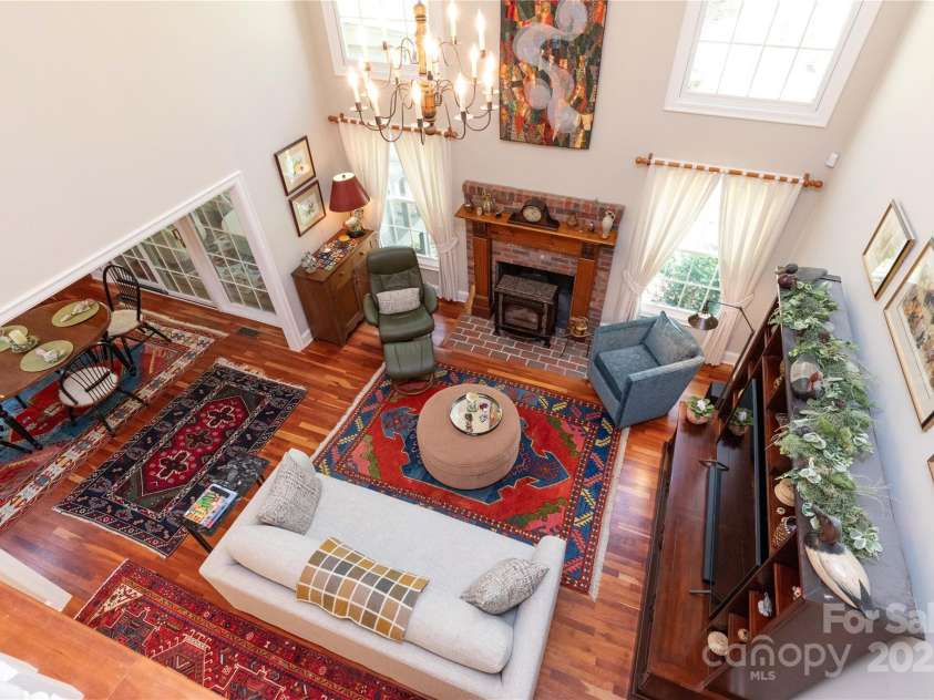 723 Merrills Cove Road, Asheville, NC 28803.  MLS# CAR4249299, YatesRealty ID 8978. Family Room / Den