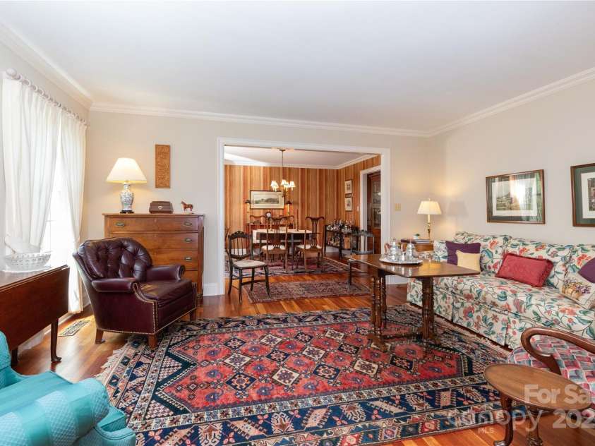 723 Merrills Cove Road, Asheville, NC 28803.  MLS# CAR4249299, YatesRealty ID 8978. Formal Living Room