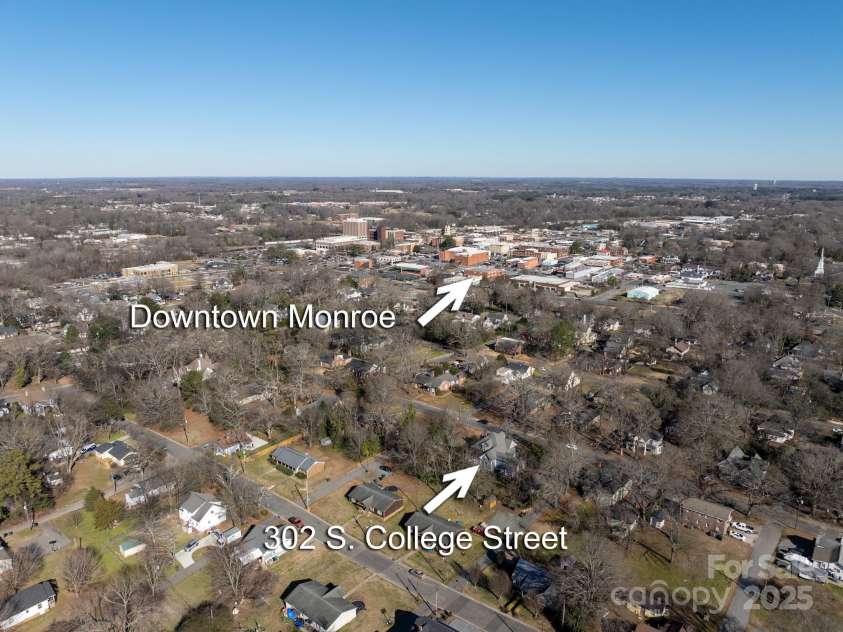 302 College Street, Monroe, NC 28112.  MLS# CAR4214600, YatesRealty ID 898. 