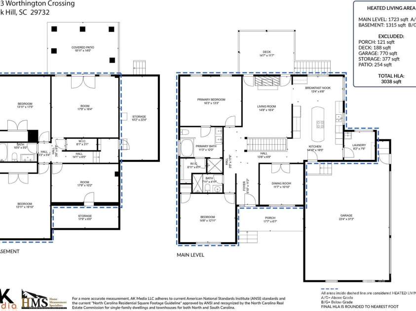 1593 Worthington Crossing, Rock Hill, SC 29732.  MLS# CAR4301171, YatesRealty ID 899. 