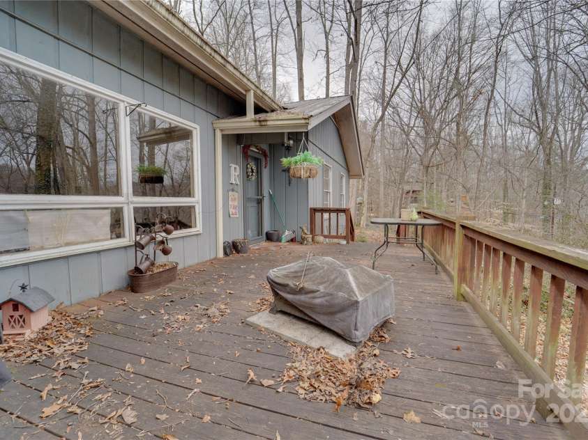 1 Virginia Lane, Cullowhee, NC 28723.  MLS# CAR4238066, YatesRealty ID 8994. Deck