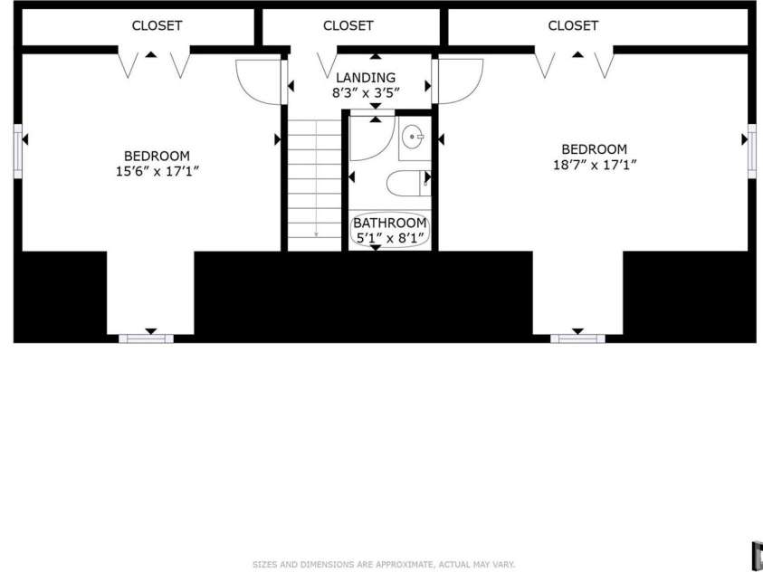 17 Mayfair Place, Arden, NC 28704.  MLS# CAR4171506, YatesRealty ID 8998. Top Level Floorplan