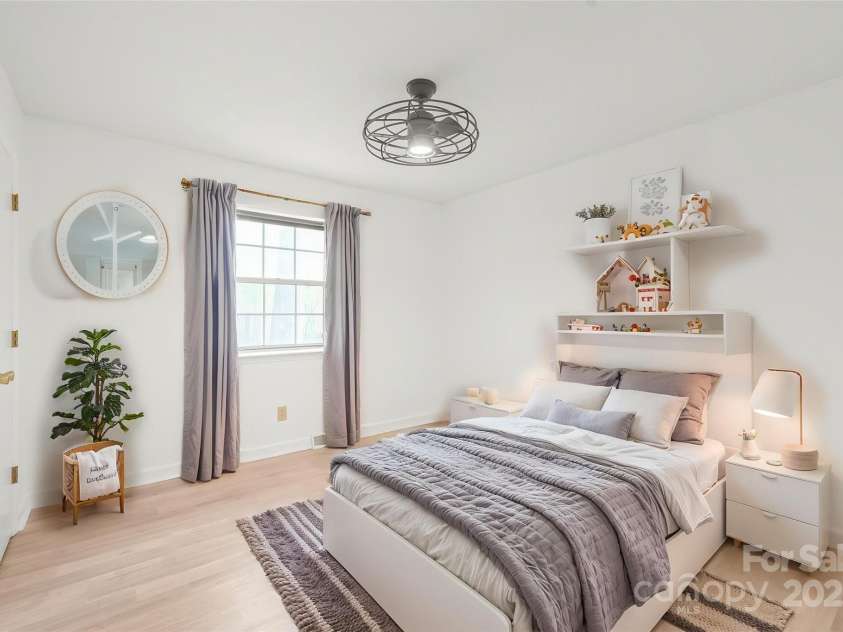 111 Pine Grove Church Road, Concord, NC 28025.  MLS# CAR4245554, YatesRealty ID 9001. Large secondary bedroom - virtually staged