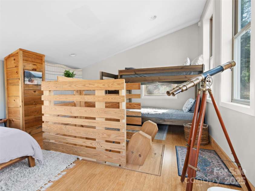 2504 Upper Paw Paw Road, Marshall, NC 28753.  MLS# CAR4214272, YatesRealty ID 9002. Upstairs Sleeping Area