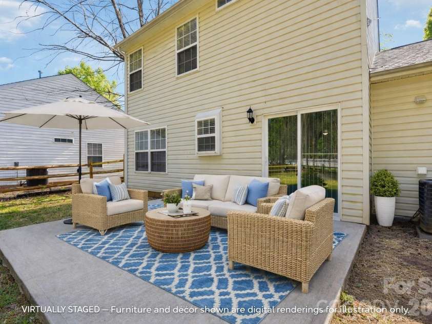 14518 Arbor Ridge Drive, Charlotte, NC 28273.  MLS# CAR4365016, YatesRealty ID 9006. Virtually Staged.