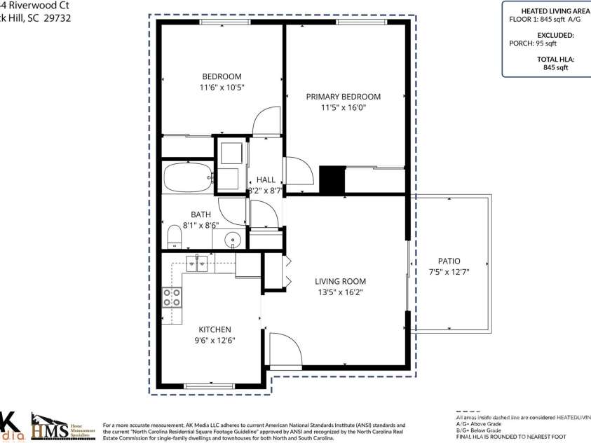 1444 Riverwood Court, Rock Hill, SC 29732.  MLS# CAR4347569, YatesRealty ID 9009. 