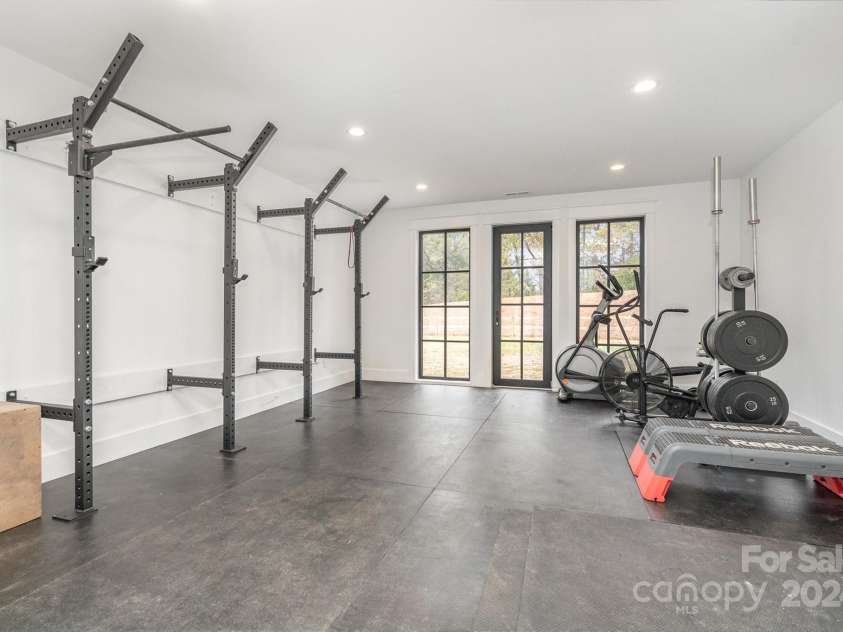 670 Stegall Road, Peachland, NC 28133.  MLS# CAR4198863, YatesRealty ID 902. Gym