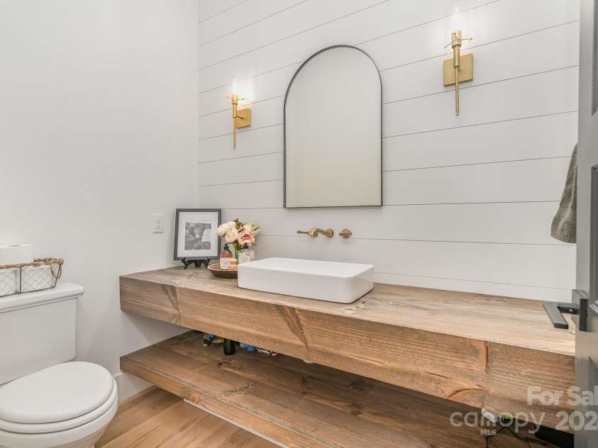 670 Stegall Road, Peachland, NC 28133.  MLS# CAR4198863, YatesRealty ID 902. Powder room