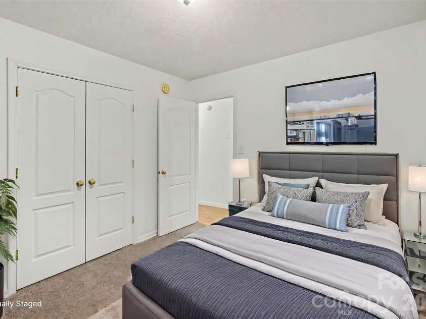 205 Amir Circle, Matthews, NC 28105.  MLS# CAR4356805, YatesRealty ID 9020. Bedroom 3 virtual staging