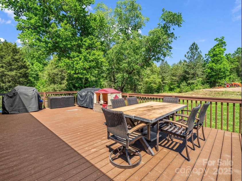 575 Hill Road, Lincolnton, NC 28092.  MLS# CAR4245469, YatesRealty ID 9024. Back deck