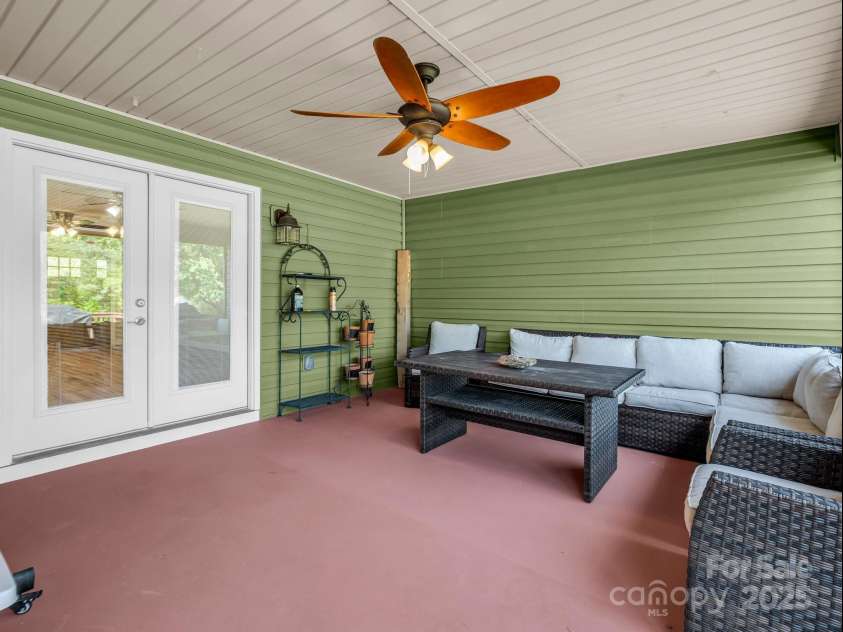575 Hill Road, Lincolnton, NC 28092.  MLS# CAR4245469, YatesRealty ID 9024. Screened porch