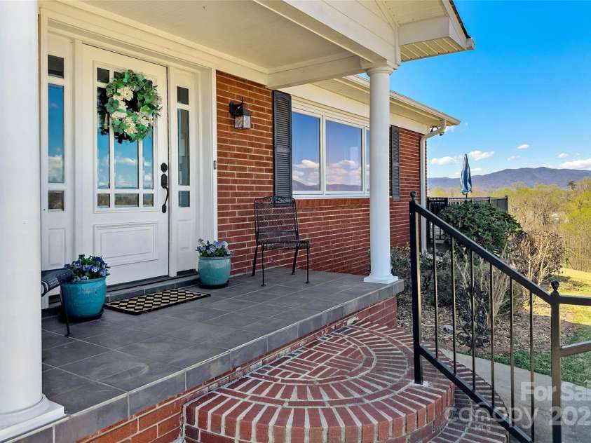 100 Summit Street, Marion, NC 28752.  MLS# CAR4241117, YatesRealty ID 9041. Front door