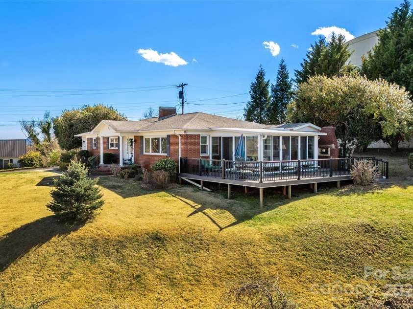 100 Summit Street, Marion, NC 28752.  MLS# CAR4241117, YatesRealty ID 9041. Side porch
