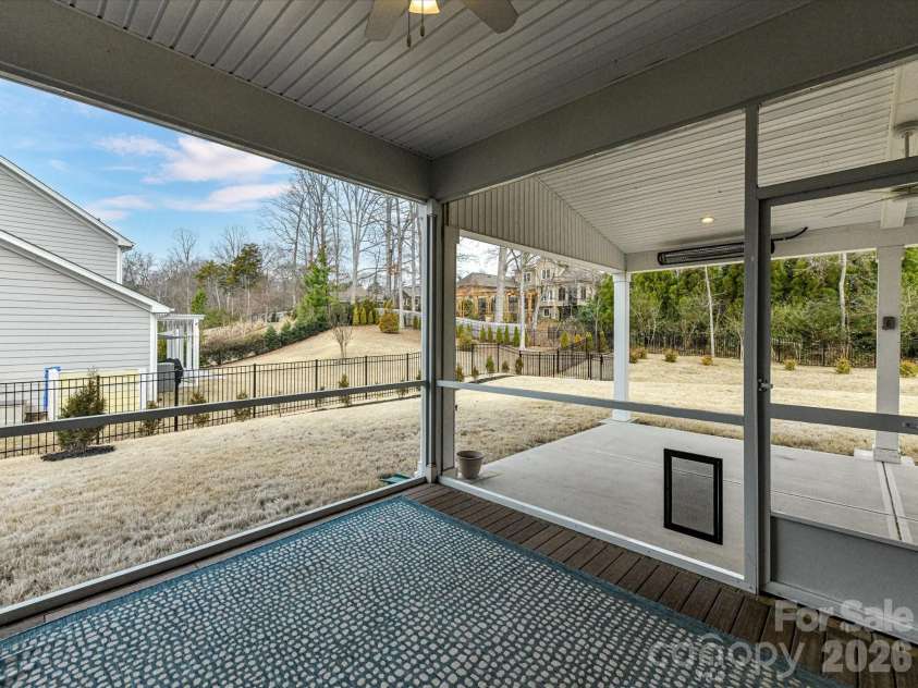 12309 Westbranch Parkway, Davidson, NC 28036.  MLS# CAR4336206, YatesRealty ID 9041. Screened Porch