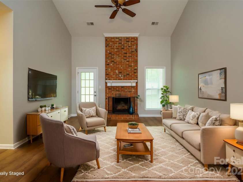 6007 Kenmore Lane, Indian Trail, NC 28079.  MLS# CAR4251243, YatesRealty ID 9044. Living Room