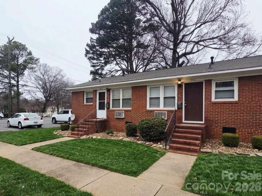 3500 Sharon Amity Road, Charlotte, NC 28205.  MLS# CAR4361715, YatesRealty ID 9054. 