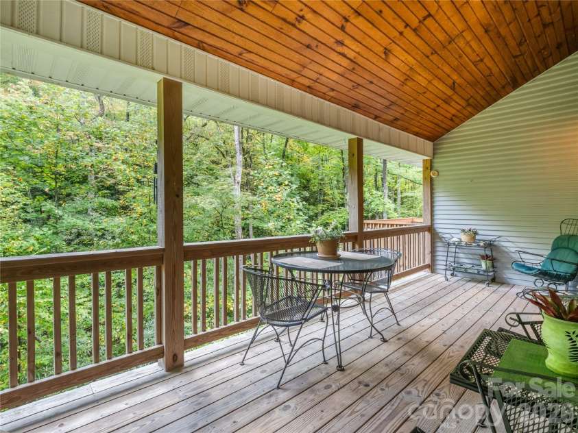 142 Winterview Trail, Hendersonville, NC 28739.  MLS# CAR4300750, YatesRealty ID 9056. Deck off main living