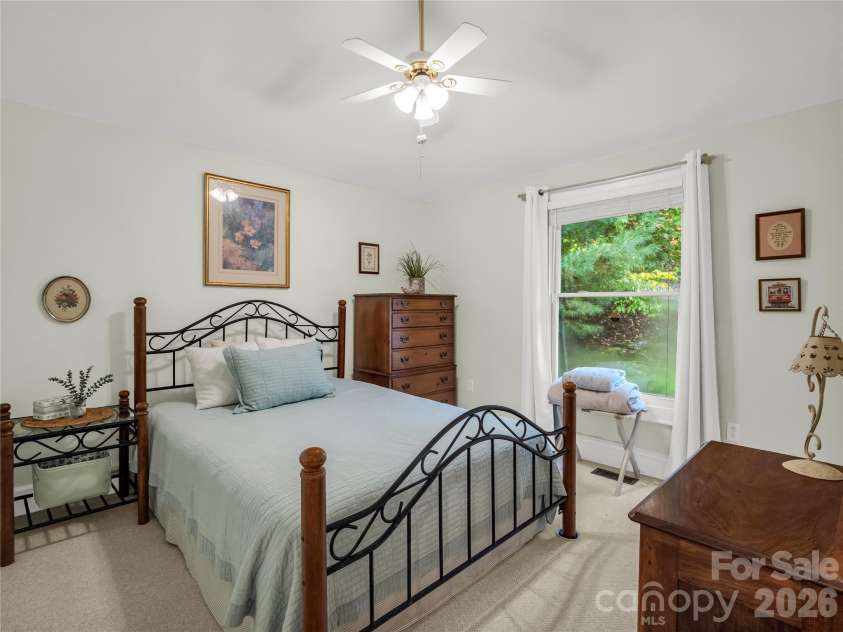 142 Winterview Trail, Hendersonville, NC 28739.  MLS# CAR4300750, YatesRealty ID 9056. Guest room