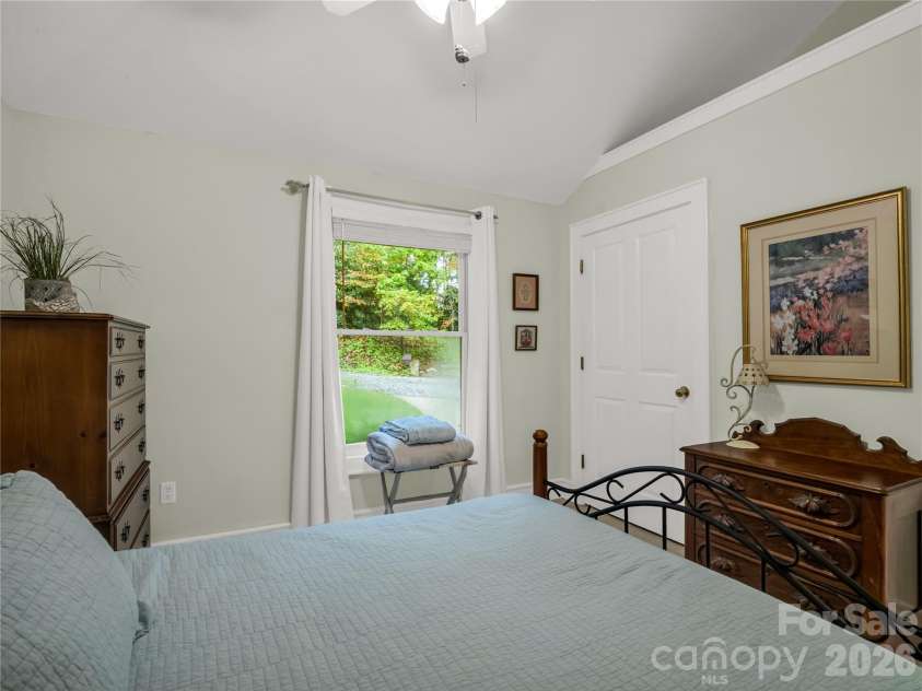 142 Winterview Trail, Hendersonville, NC 28739.  MLS# CAR4300750, YatesRealty ID 9056. Guest room