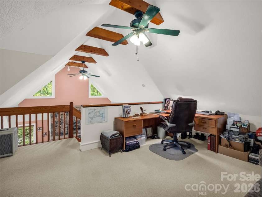 142 Winterview Trail, Hendersonville, NC 28739.  MLS# CAR4300750, YatesRealty ID 9056. Loft/office/ flex space
