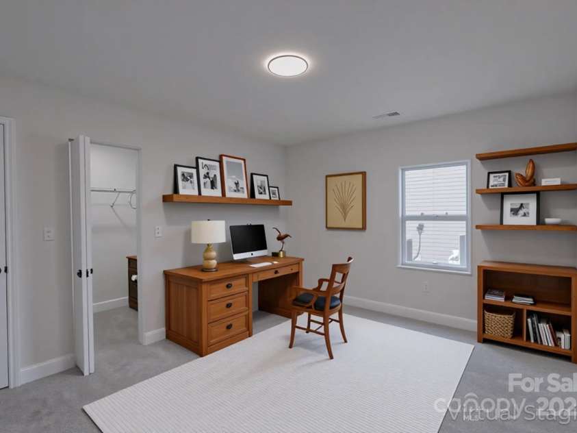 116 11th Street, Spencer, NC 28159.  MLS# CAR4228313, YatesRealty ID 9058. 4th Bedroom/Study Staged