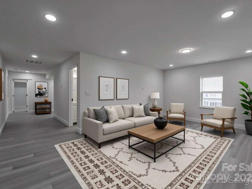 116 11th Street, Spencer, NC 28159.  MLS# CAR4228313, YatesRealty ID 9058. Hallway/Living Room Staged