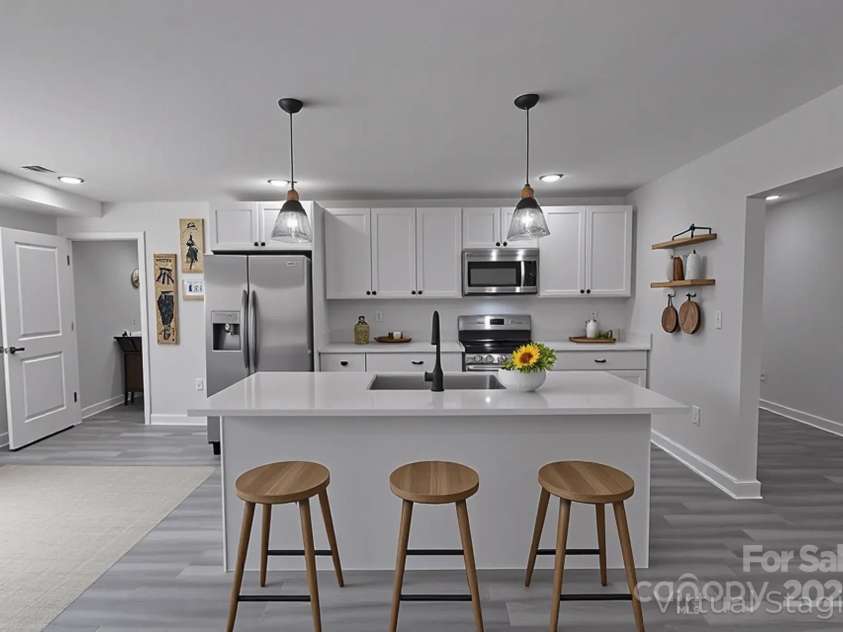 116 11th Street, Spencer, NC 28159.  MLS# CAR4228313, YatesRealty ID 9058. Kitchen Staged