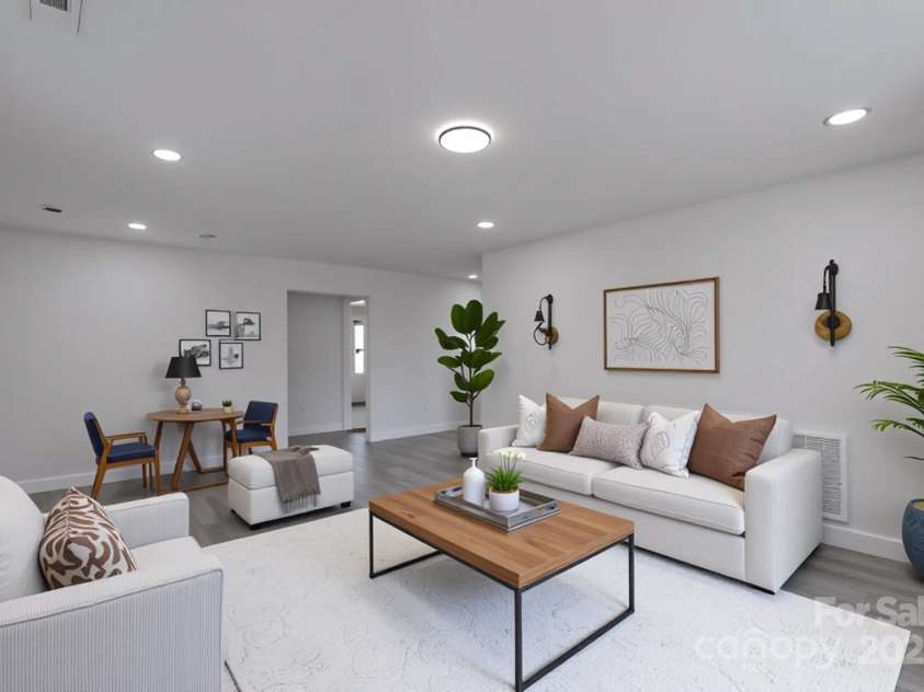 116 11th Street, Spencer, NC 28159.  MLS# CAR4228313, YatesRealty ID 9058. Living Room Staged