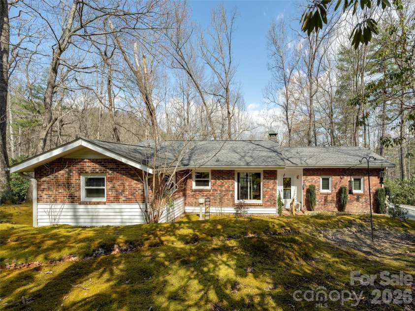 54 Bear Rock Loop Road, Hendersonville, NC 28739.  MLS# CAR4361191, YatesRealty ID 9062. Front View