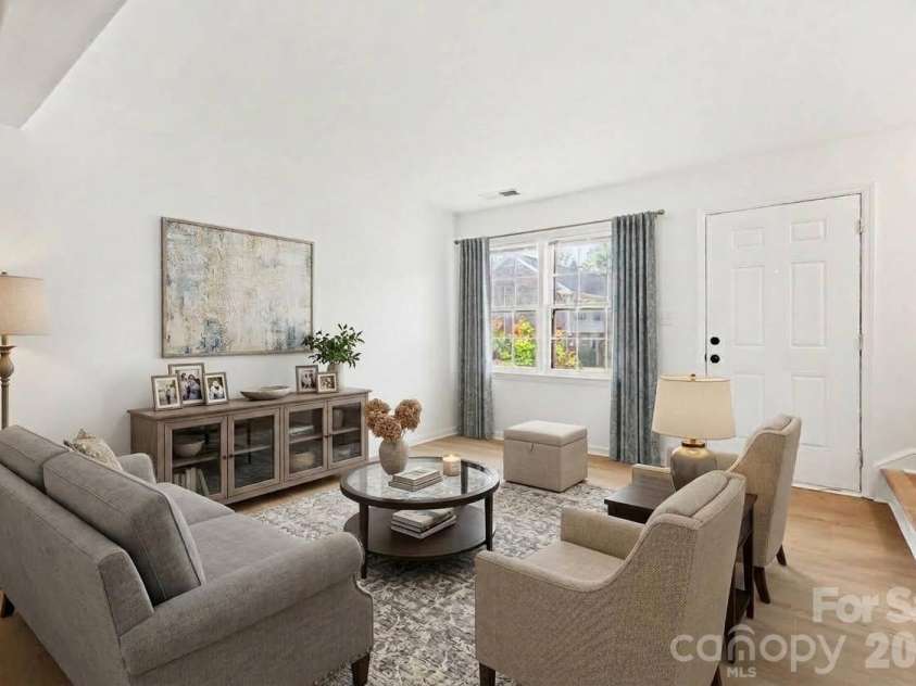 1231 Archdale Drive, Charlotte, NC 28217.  MLS# CAR4422940, YatesRealty ID 9077. Virtually staged