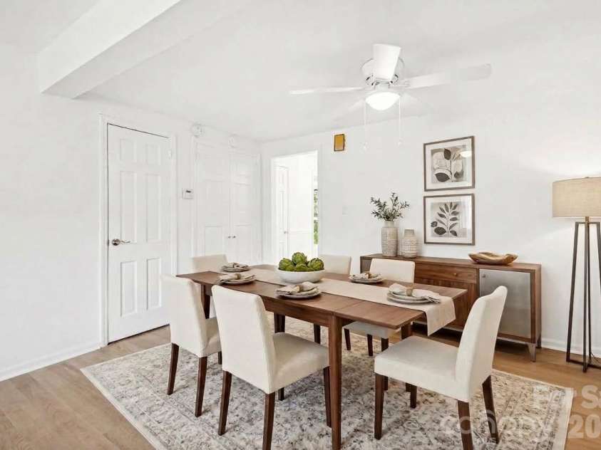 1231 Archdale Drive, Charlotte, NC 28217.  MLS# CAR4422940, YatesRealty ID 9077. Virtually staged