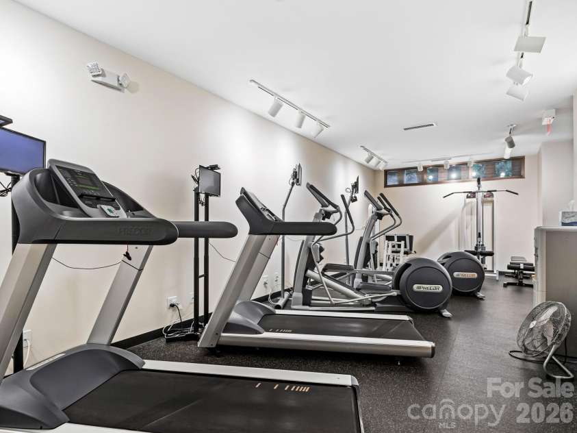 2633 Richardson Drive, Charlotte, NC 28211.  MLS# CAR4359370, YatesRealty ID 9088. Exercise Room