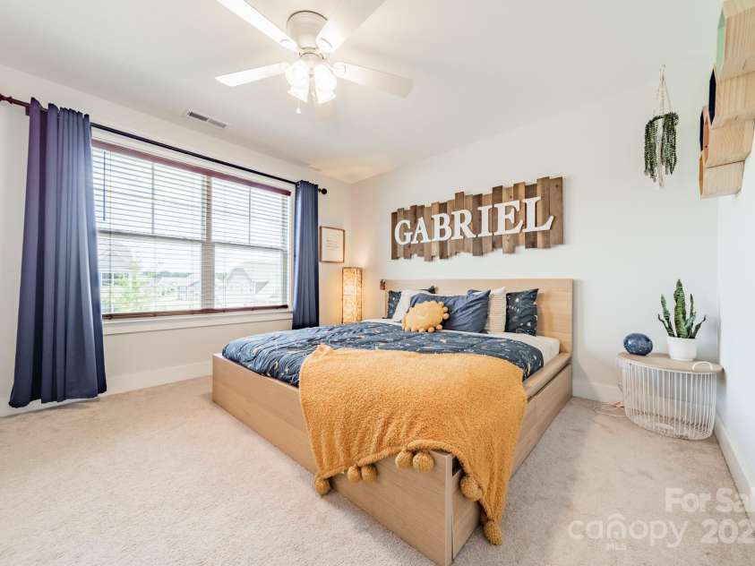 849 Yucatan Drive, Waxhaw, NC 28173.  MLS# CAR4281453, YatesRealty ID 909. Bedroom 3