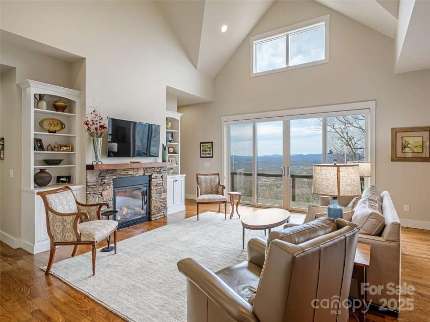 21 Alta Citta Lane, Asheville, NC 28804.  MLS# CAR4241580, YatesRealty ID 9090. The views are even astounding from the inside