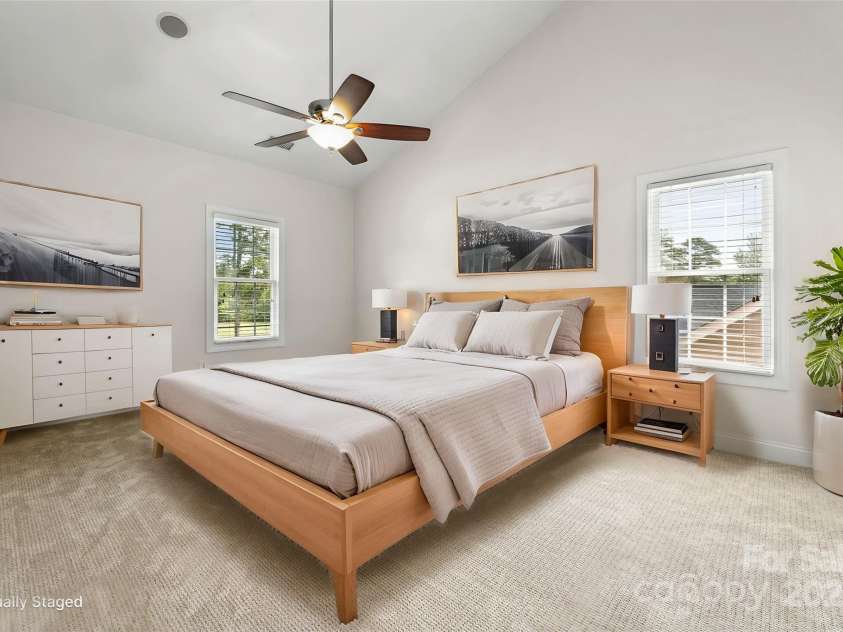 6201 Creola Road, Charlotte, NC 28270.  MLS# CAR4247249, YatesRealty ID 9093. Virtually Staged-Primary Bedroom
