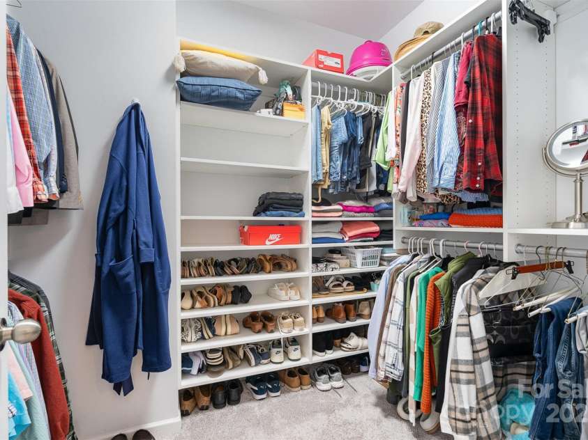 6187 Cloverdale Drive, Tega Cay, SC 29708.  MLS# CAR4226787, YatesRealty ID 9094. Closet with built ins