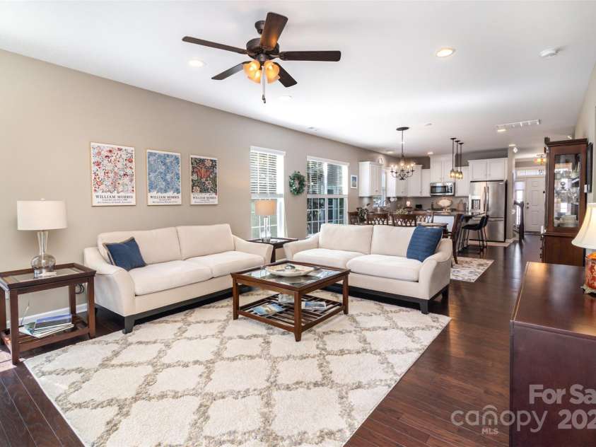 6187 Cloverdale Drive, Tega Cay, SC 29708.  MLS# CAR4226787, YatesRealty ID 9094. Den/family room from back entry
