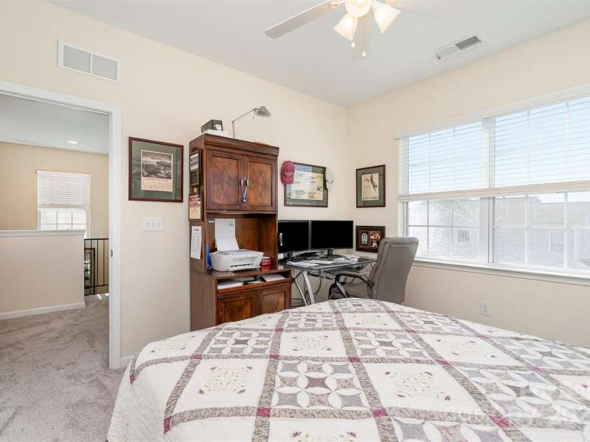 6187 Cloverdale Drive, Tega Cay, SC 29708.  MLS# CAR4226787, YatesRealty ID 9094. Double closet, well lit, ceiling fan