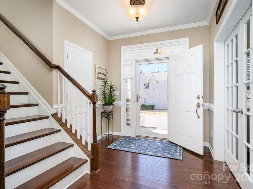 6187 Cloverdale Drive, Tega Cay, SC 29708.  MLS# CAR4226787, YatesRealty ID 9094. Front entry