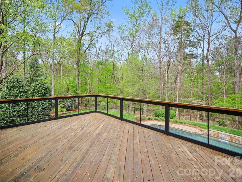 8904 Magnolia Heights Court, Charlotte, NC 28270.  MLS# CAR4362785, YatesRealty ID 9097. Back deck