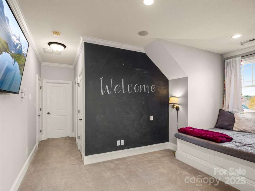 76 King Heights Drive, Fletcher, NC 28732.  MLS# CAR4245183, YatesRealty ID 9099. Upstairs hall/sitting area