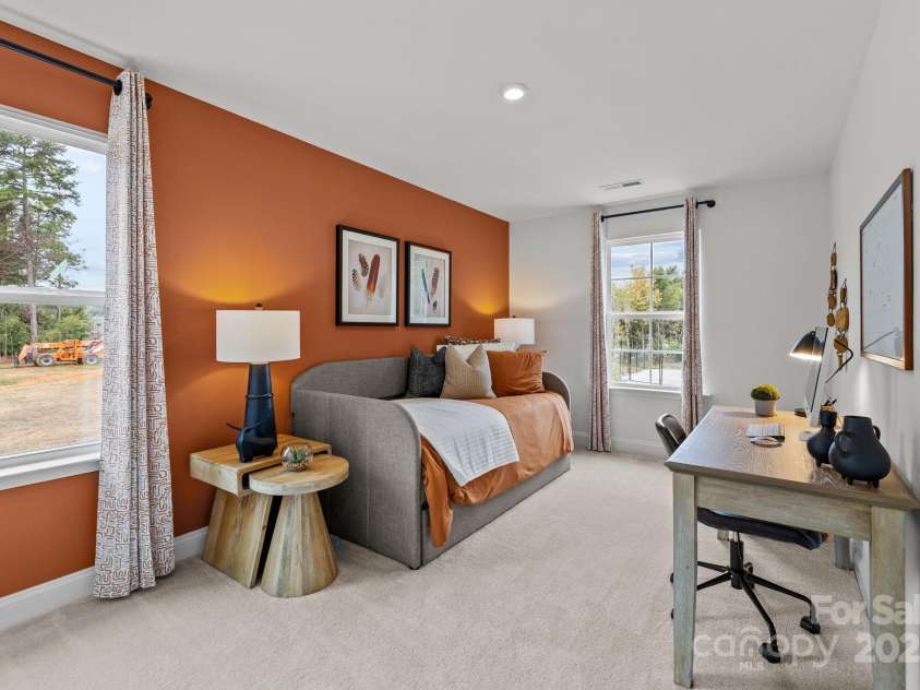 2233 Gladwyne Place, Charlotte, NC 28269.  MLS# CAR4330760, YatesRealty ID 910. Representative Photo from Model - Bedroom 3