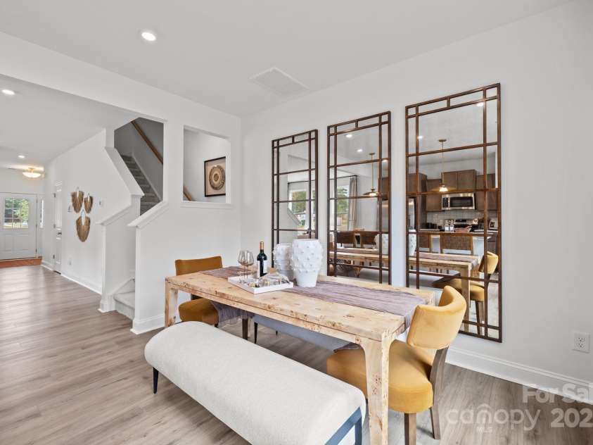 2233 Gladwyne Place, Charlotte, NC 28269.  MLS# CAR4330760, YatesRealty ID 910. Representative Photo from Model - Dining Area
