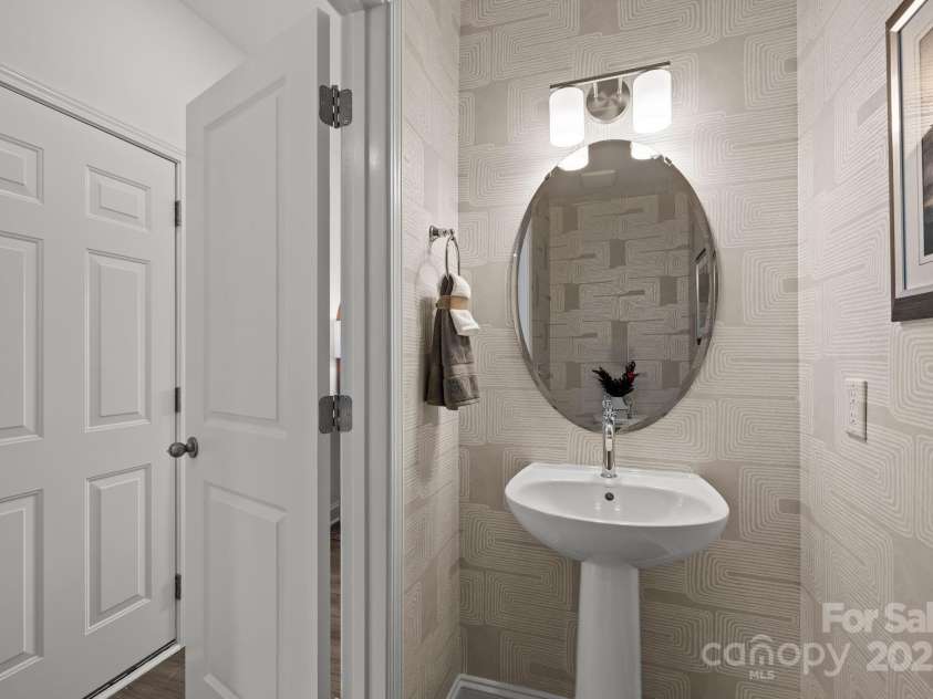 2233 Gladwyne Place, Charlotte, NC 28269.  MLS# CAR4330760, YatesRealty ID 910. Representative Photo from Model - Half Bathroom on First Floor