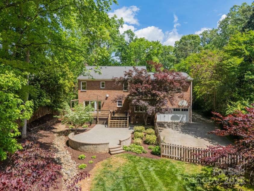 3233 Sunnymede Lane, Charlotte, NC 28209.  MLS# CAR4248507, YatesRealty ID 9100. Back of home