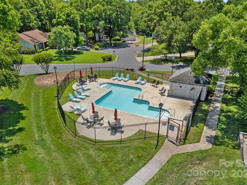 218 Water Oak Drive, Pineville, NC 28134.  MLS# CAR4269625, YatesRealty ID 9103. Community pool
