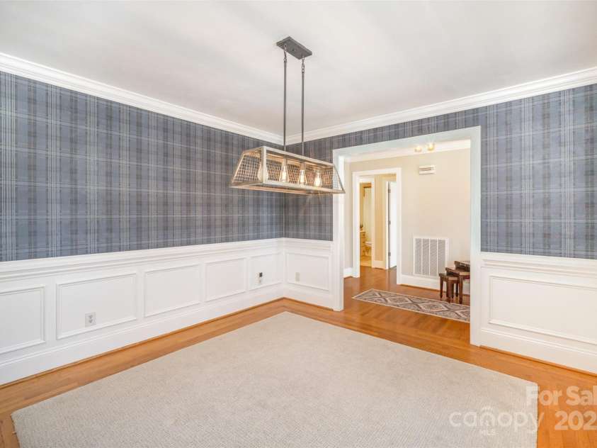 202 Oakwood Street, Stanfield, NC 28163.  MLS# CAR4224991, YatesRealty ID 9104. Dining Room with Built Ins