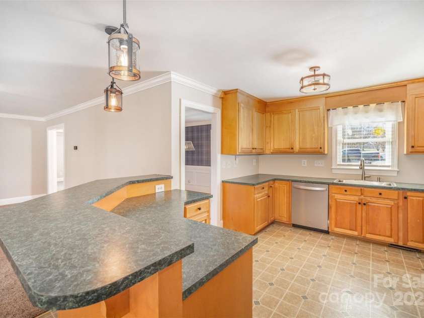 202 Oakwood Street, Stanfield, NC 28163.  MLS# CAR4224991, YatesRealty ID 9104. Kitchen Featuring Newer Stainless Steel Appliances